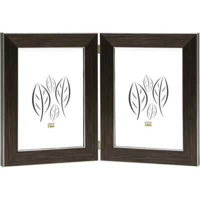 Deknudt Modèle S41VK3 - Cadre photo double vertical - Cadre pour photos Deknudt Modèle S41VK3 - Cadre photo double vertical - Cadre pour photos
