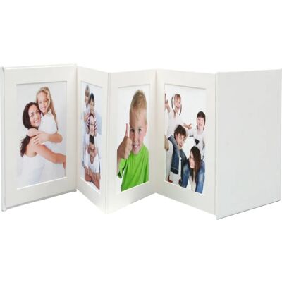 Album Photo Deknudt Leporello Blanc 8 Feuilles 13x13cm Album Photo Deknudt Leporello Blanc 8 Feuilles 13x13cm