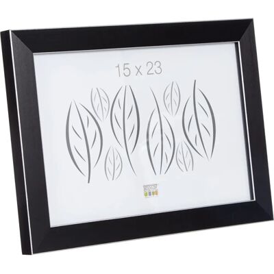 Cadre photo en plastique noir Deknudt S41VK2 - 15x23 Cadre photo en plastique noir Deknudt S41VK2 - 15x23