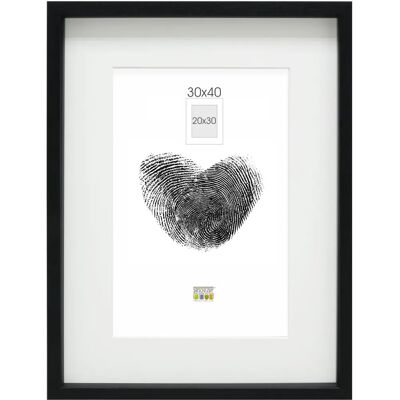 Deknudt 30x40cm Czarny Drewniany Ramka - Ramka na obraz Deknudt 30x40cm Czarny Drewniany Ramka - Ramka na obraz