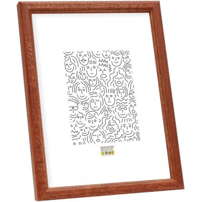 Deknudt - S236H3 - 15x20 - bois marron foncé - Cadre photo - Publicité Deknudt - S236H3 - 15x20 - bois marron foncé - Cadre photo - Publicité