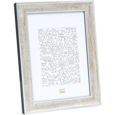 Cadre photo en bois brun foncé avec craquelure - Photo Frame Cadre photo en bois brun foncé avec craquelure - Photo Frame
