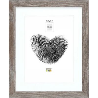 Cadre photo en chêne gris Deknudt - 15x20 cm - Cadre photo Cadre photo en chêne gris Deknudt - 15x20 cm - Cadre photo