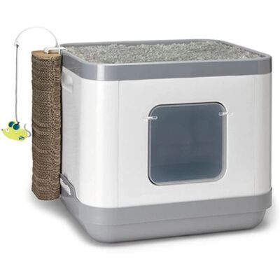 Post de Griffoir pour Chats Karlie - Carton et Plastique - Compact - Publicité Post de Griffoir pour Chats Karlie - Carton et Plastique - Compact - Publicité