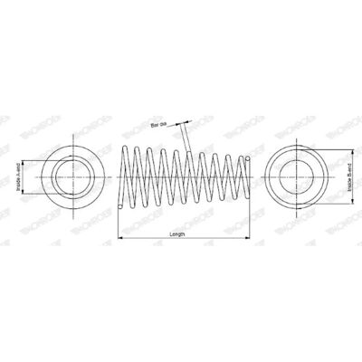 Αμορτισέρ Monroe Renault Twingo - SP3769 Αμορτισέρ Monroe Renault Twingo - SP3769