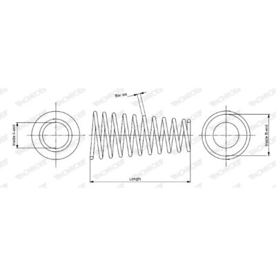 Ανάρτηση Monroe SP3724 - Αντίσταση ελατηρίου Ανάρτηση Monroe SP3724 - Αντίσταση ελατηρίου