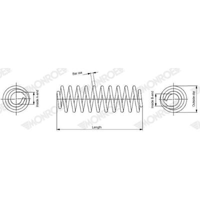 Ανάρτηση ελατήριο MONROE SP3962 - Ford KA 3 πόρτες Ανάρτηση ελατήριο MONROE SP3962 - Ford KA 3 πόρτες
