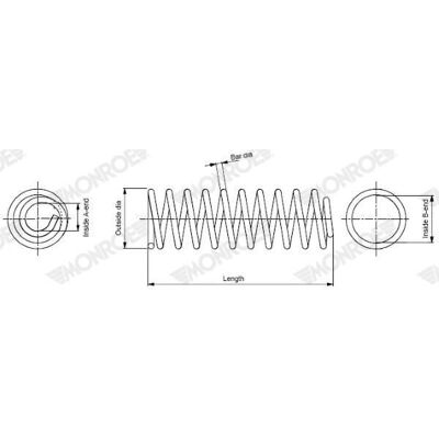 Monroe SP4108 Svingfjeder - Svingfjeder Monroe SP4108 Svingfjeder - Svingfjeder