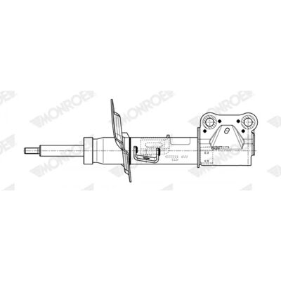 amortizor cu presiune de gaz MONROE 742274SP - Sistem de suspensie amortizor cu presiune de gaz MONROE 742274SP - Sistem de suspensie