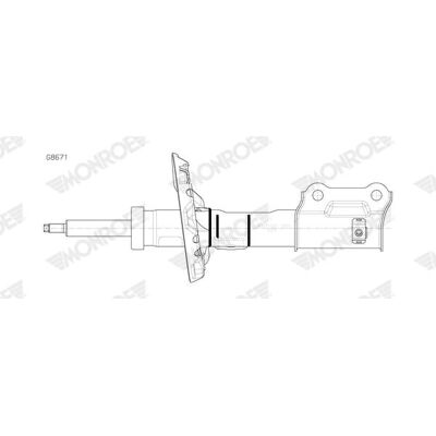 Monroe G8671 Hydraulischer Stoßdämpfer - Fahrwerksteil Monroe G8671 Hydraulischer Stoßdämpfer - Fahrwerksteil
