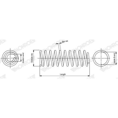 MONROE K011-28-011 - Ανάρτηση ελατήριο MONROE K011-28-011 - Ανάρτηση ελατήριο