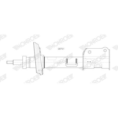 MONROE G8701 - Fjederrystød MONROE G8701 - Fjederrystød