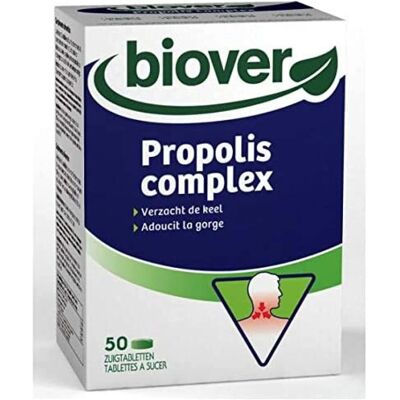 Biover Complejo de Própolis - 50 Comprimidos - Suplemento Alimenticio Biover Complejo de Própolis - 50 Comprimidos - Suplemento Alimenticio