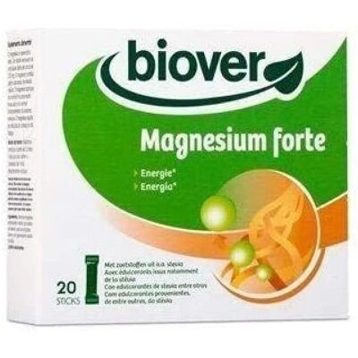 Biover Magnesium Forte - 20 Sticks, Unterstützt Energie & Nervensystem Biover Magnesium Forte - 20 Sticks, Unterstützt Energie & Nervensystem