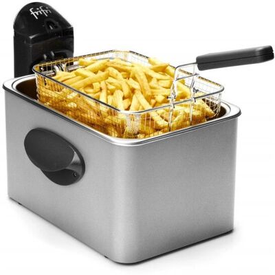 FRIFRI 4,5L Elektrische Fritteuse 3200W Edelstahl - 1948 Duo Fil FRIFRI 4,5L Elektrische Fritteuse 3200W Edelstahl - 1948 Duo Fil