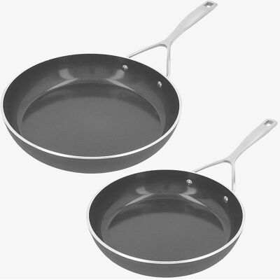Demeyere - Alu Pro 5 Ceraforce 24/28 cm Set - Schwarz Kochgeschirr Demeyere - Alu Pro 5 Ceraforce 24/28 cm Set - Schwarz Kochgeschirr