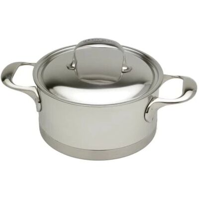 Demeyere Silber 2,2L Niedrigtopf - Topf Demeyere Silber 2,2L Niedrigtopf - Topf