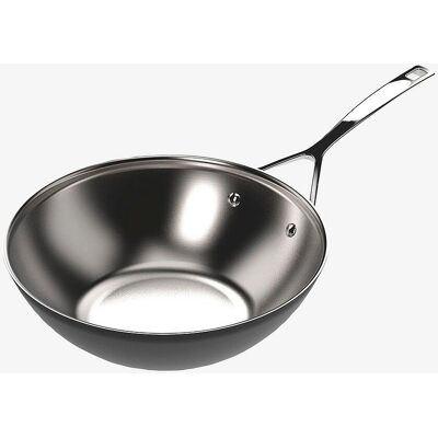 Demeyere Black 5 Wok - Resistente al calore, compatibile induzione Demeyere Black 5 Wok - Resistente al calore, compatibile induzione