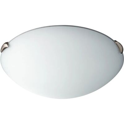 Massive Bertha Vetro grande ganci acciaio diam. 51 cm - Illuminazione soffitto Massive Bertha Vetro grande ganci acciaio diam. 51 cm - Illuminazione soffitto