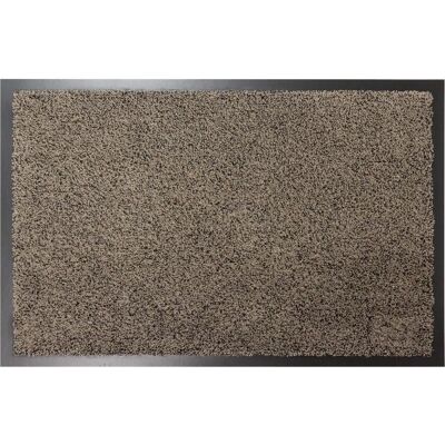 Mercury Beige 40x60 cm Fußmatte - Innen & Waschbar Mercury Beige 40x60 cm Fußmatte - Innen & Waschbar