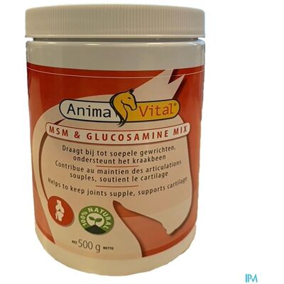 AnimaVital MSM & Glucosamine Mix 500g - Nahrungsergänzung AnimaVital MSM & Glucosamine Mix 500g - Nahrungsergänzung