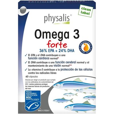 Physalis Omega 3 Forte Epa+Dha - Complément Alimentaire - Publicité Physalis Omega 3 Forte Epa+Dha - Complément Alimentaire - Publicité