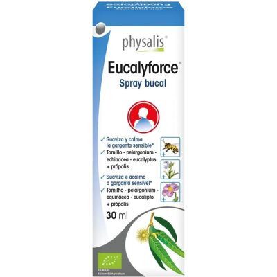 Physalis Eucalyforce Spray - Beruhigt den Hals - 30ml Physalis Eucalyforce Spray - Beruhigt den Hals - 30ml