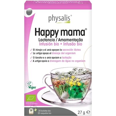 Infusione Bio Happy Mama di Physalis - Supporta l'allattamento Infusione Bio Happy Mama di Physalis - Supporta l'allattamento