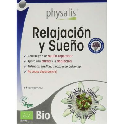 Physalis Baldrian Passionsblume Mohn Bio Schlaf - Nahrungsergänzung Physalis Baldrian Passionsblume Mohn Bio Schlaf - Nahrungsergänzung