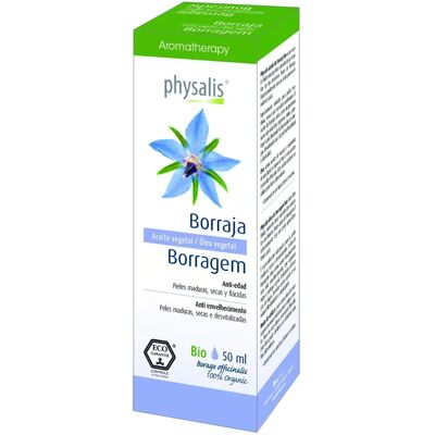 Huile de Bourrache Bio Physalis - Acide Gamma-Linolénique, Anti-âge, 50ml - Publicité Huile de Bourrache Bio Physalis - Acide Gamma-Linolénique, Anti-âge, 50ml - Publicité