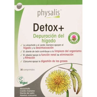 Physalis Detox+ Veganes Nahrungsergänzungsmittel - Leber & Darm Physalis Detox+ Veganes Nahrungsergänzungsmittel - Leber & Darm