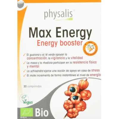 Physalis Max Energy BIO 30 Tabletten - Nahrungsergänzung Physalis Max Energy BIO 30 Tabletten - Nahrungsergänzung
