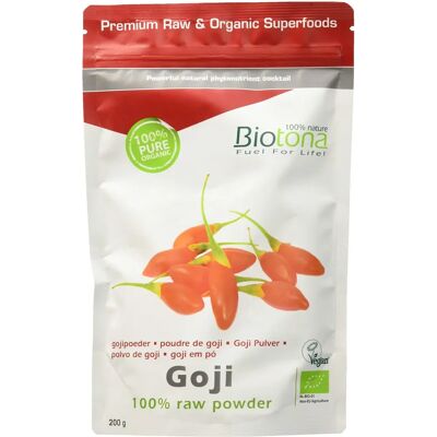Biotona Bayas de Goji Orgánico en Polvo y Secas Biotona Bayas de Goji Orgánico en Polvo y Secas