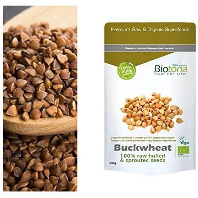 Biotona Buchweizen - Gekeimte Buchweizenkörner, 300 g Biotona Buchweizen - Gekeimte Buchweizenkörner, 300 g