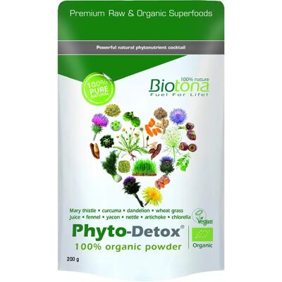 Pó de Detox Orgânico da Biotona - Apoia Fígado & Digestão Pó de Detox Orgânico da Biotona - Apoia Fígado & Digestão