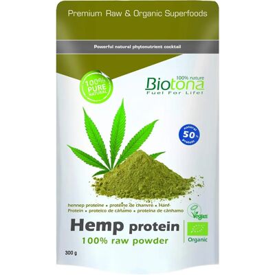 Protéine de Chanvre Bio Biotona 300 g - Source Naturelle de Protéines - Publicité Protéine de Chanvre Bio Biotona 300 g - Source Naturelle de Protéines - Publicité