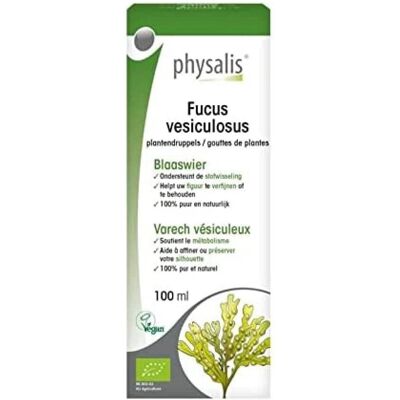 Extrait de Fucus Bio PHYSALIS 100 ml - Complément Alimentaire - Publicité Extrait de Fucus Bio PHYSALIS 100 ml - Complément Alimentaire - Publicité