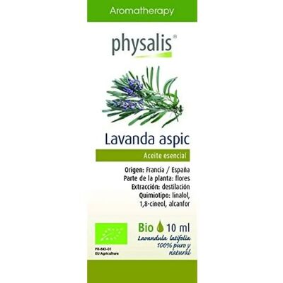 Essenza di Lavanda Physalis - Olio Essenziale Biologico per Rilassamento Essenza di Lavanda Physalis - Olio Essenziale Biologico per Rilassamento