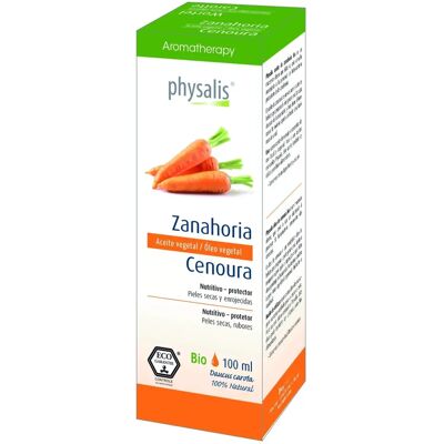 Physalis Organic Carrot Oil 100ml - Deep Hydration & Sun Protection Physalis Organic Carrot Oil 100ml - Deep Hydration & Sun Protection