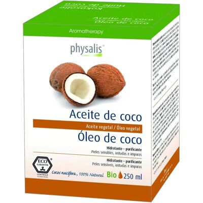 Physalis Bio Kokosöl - 250ml - Feuchtigkeitsspendend & Pflegeleicht Physalis Bio Kokosöl - 250ml - Feuchtigkeitsspendend & Pflegeleicht