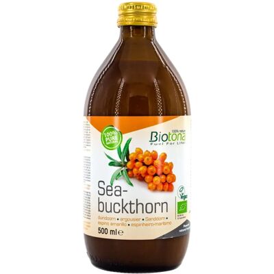 Biotona Sanddornsaft - Bio-Zumo de espino amarillo - 500 ml Biotona Sanddornsaft - Bio-Zumo de espino amarillo - 500 ml