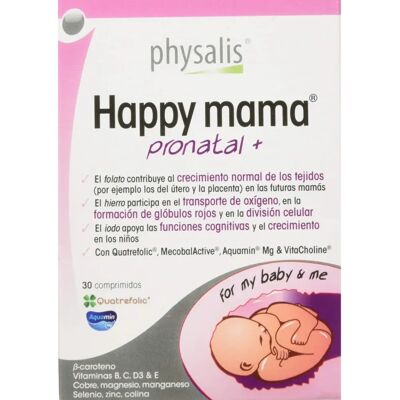 Physalis Physalis Happy Mama Pronatal - 30 Tabletten Physalis Physalis Happy Mama Pronatal - 30 Tabletten