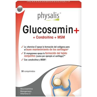 Physalis Glucosamin + Chondroitin + Msm 30 Tabletten - Gelenkpräparat Physalis Glucosamin + Chondroitin + Msm 30 Tabletten - Gelenkpräparat