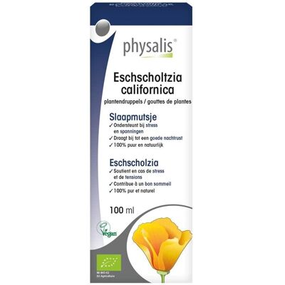 Physalis Bio California Mohn Extrakt - Stressabbau & Schlaf Physalis Bio California Mohn Extrakt - Stressabbau & Schlaf