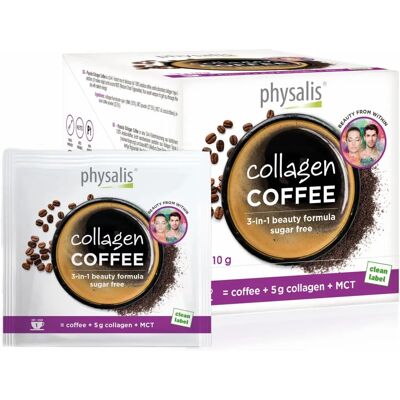 Physalis Collagen Kaffee - Arabica, Kollagen, Kokosöl - Kaffee - Kaffee Physalis Collagen Kaffee - Arabica, Kollagen, Kokosöl - Kaffee - Kaffee
