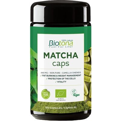 Biotona Bio Matcha Kapseln - Nahrungsergänzung Biotona Bio Matcha Kapseln - Nahrungsergänzung