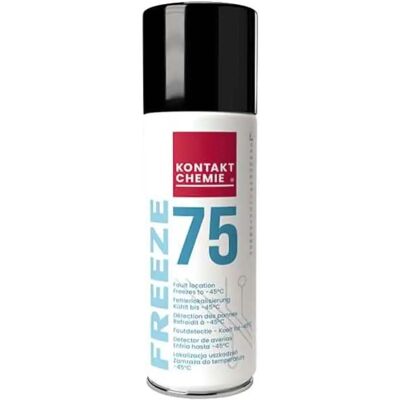 Kontakt Chemie 33168-AA Freeze 75 Congelador de circuito - Spray de resfriamento rápido Kontakt Chemie 33168-AA Freeze 75 Congelador de circuito - Spray de resfriamento rápido