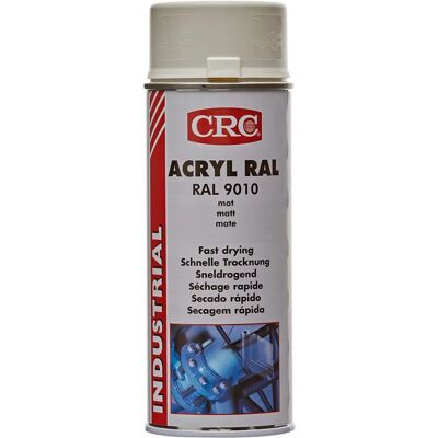 CRC White Acrylic Spray Paint - Rustproof Finish - 400ml CRC White Acrylic Spray Paint - Rustproof Finish - 400ml
