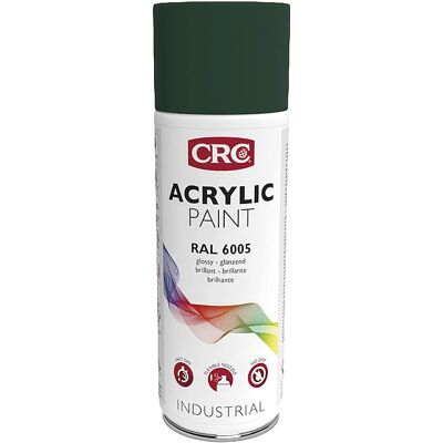 CRC Groene Acryl Sprayverf - Snelle Droogtijd - Voor Metaal & Hout - 400ml CRC Groene Acryl Sprayverf - Snelle Droogtijd - Voor Metaal & Hout - 400ml