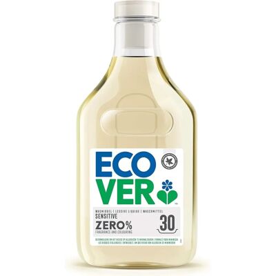 Detergente líquido Ecover Zero - Sensible, Vegetal, 30 Lavados Detergente líquido Ecover Zero - Sensible, Vegetal, 30 Lavados
